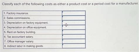 are factory utilities a product cost